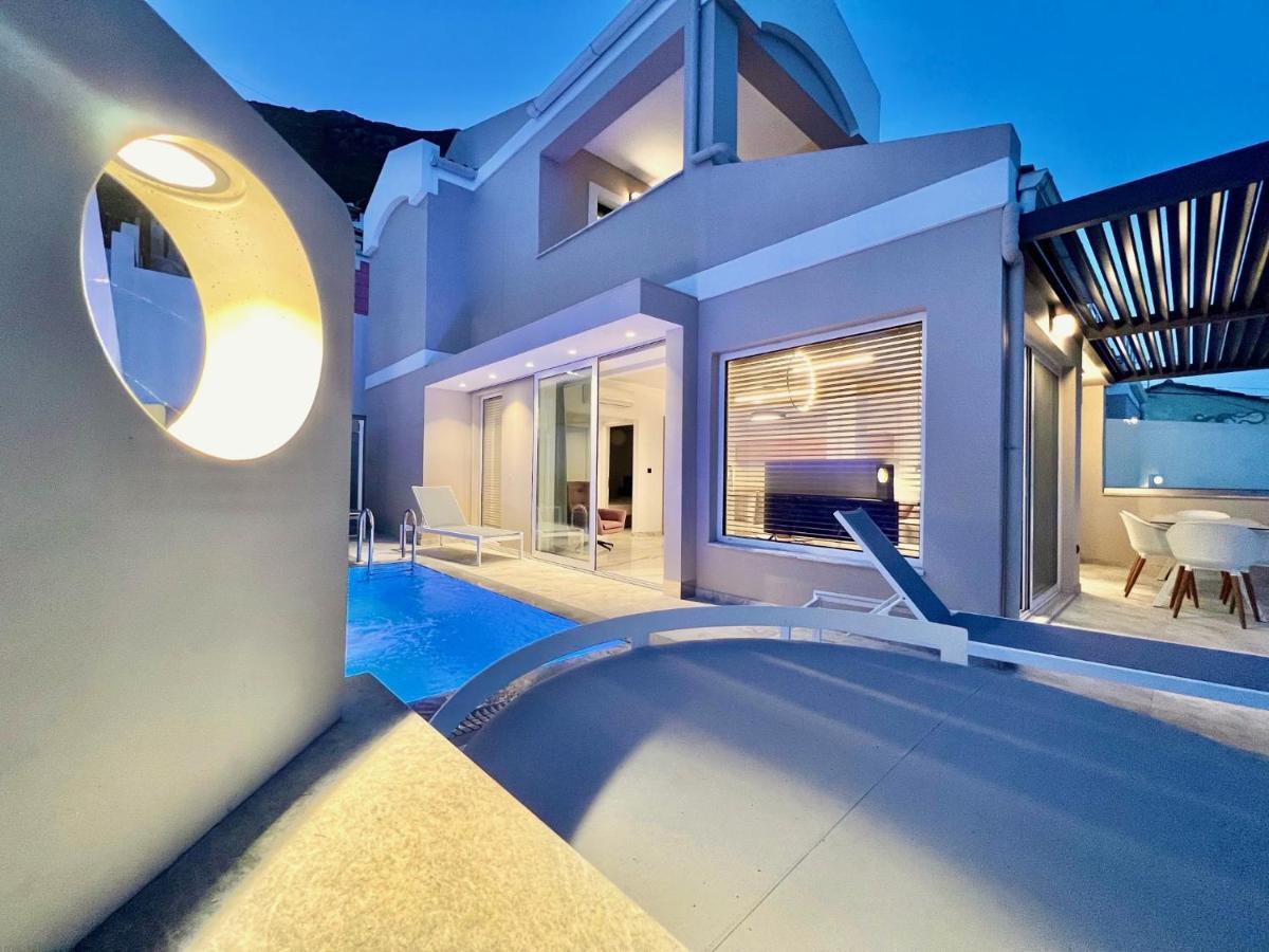 Luxury Villa Barbati Sun With Private Pool By Dadovillas Exteriér fotografie